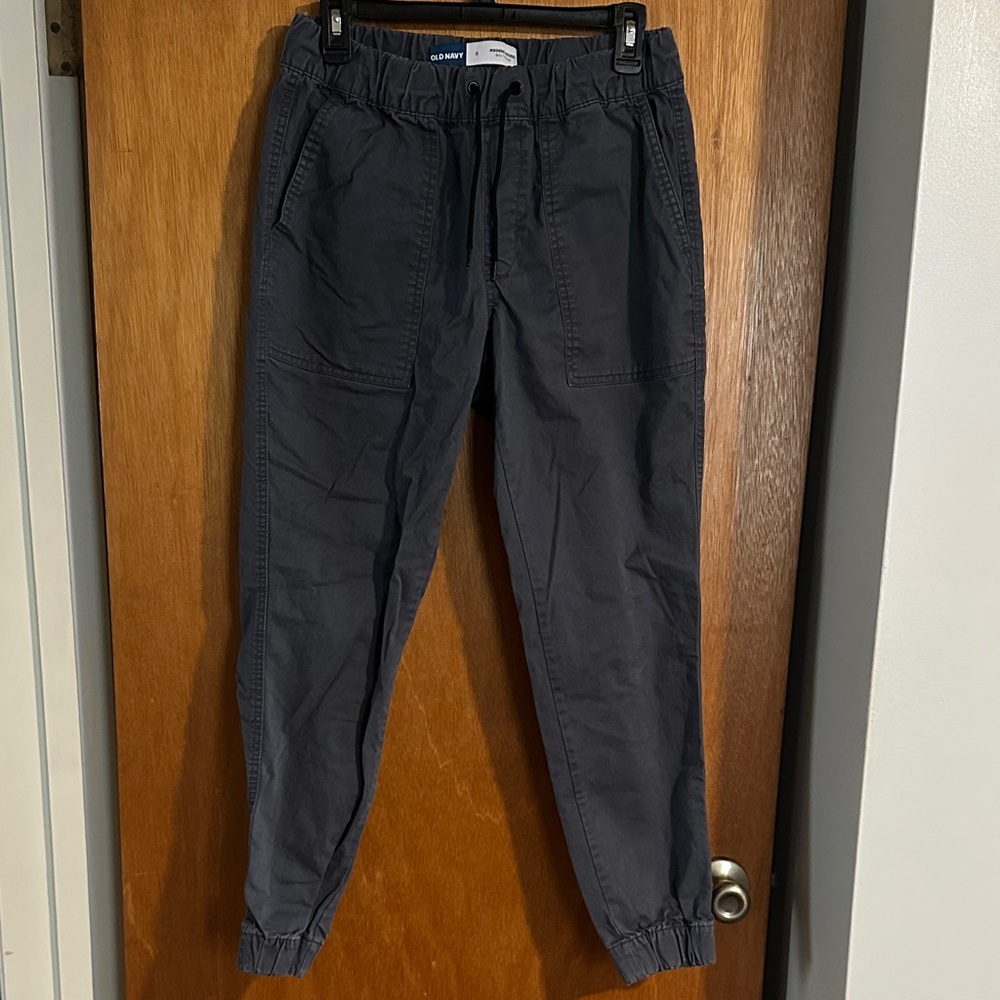 Old Navy Blue Gray Modern Jogger Pants
